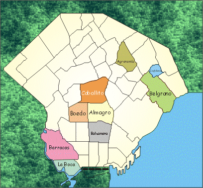 Mapa de la Ciudad de Buenos Aires